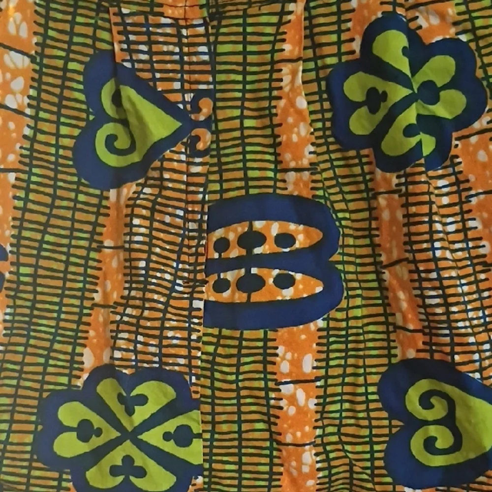 Zachary's Smile  Dress in Green and Blue. Size 8. Art To Wear. - Picture 7 of 12
